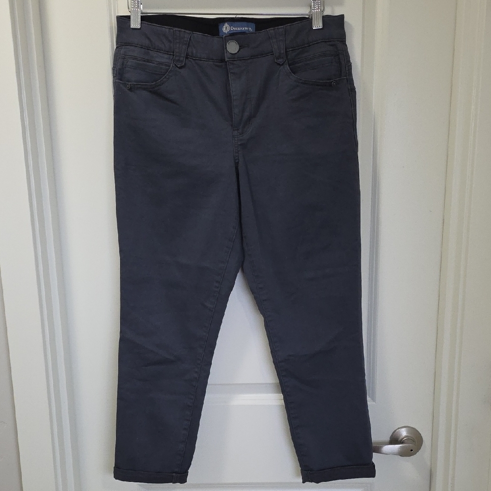 Democracy Dark Gray Women's Cropped Jeans
